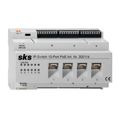 IP-Switch 10-Port PoE 300114