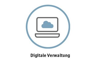 Icon digitale Verwaltung