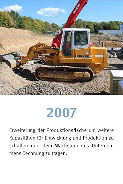 Historie Baustelle 2007 