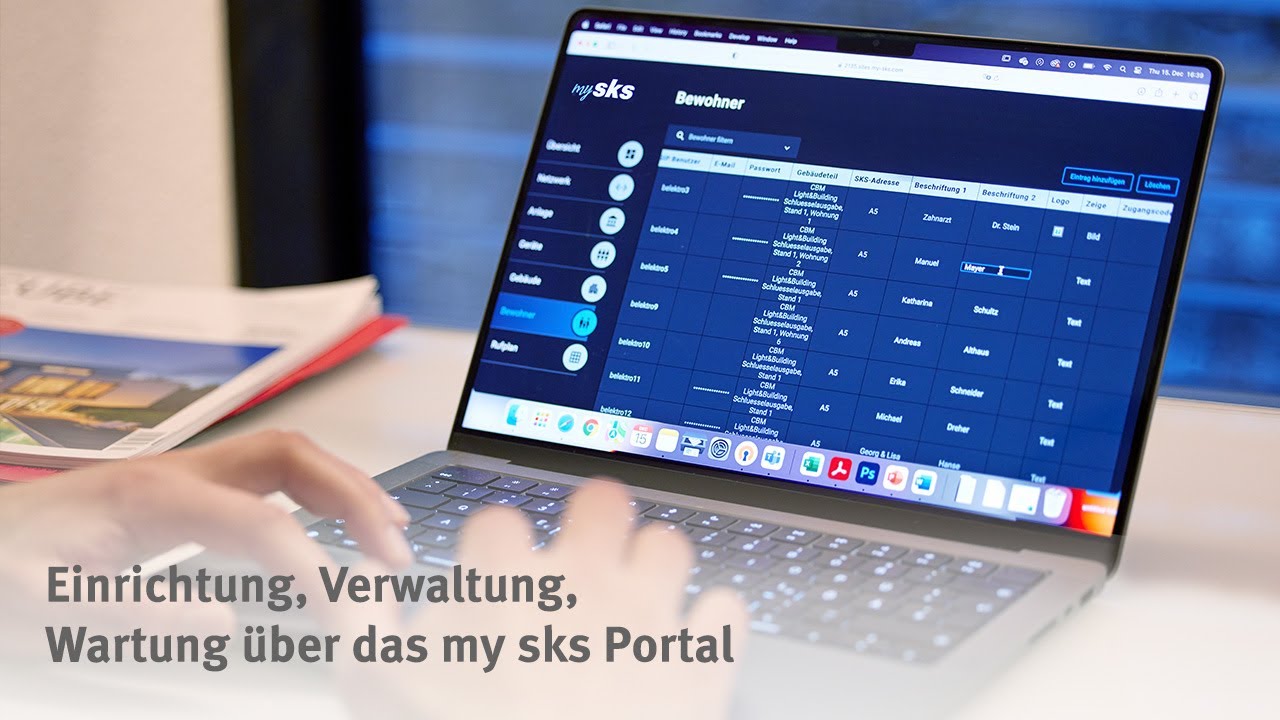 SKS COMFORTbox - Einrichtung und Wartung mit dem my SKS Portal